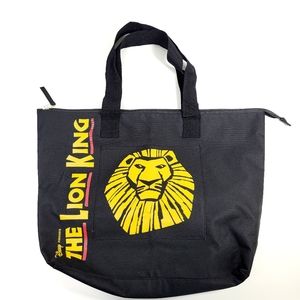 Disney Lion King Broadway Musical Tote Black Canvas
